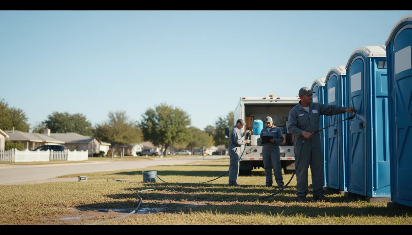 Long-Term Portable Toilet Rental in Chandler, OK near me